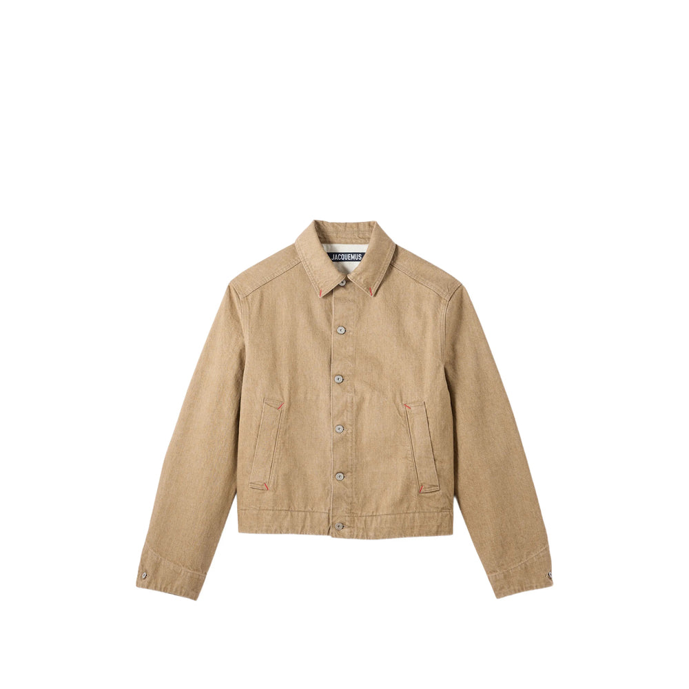 Jacquemus Neutrals Jackets - Shirt Jackets Men JACQUEMUS