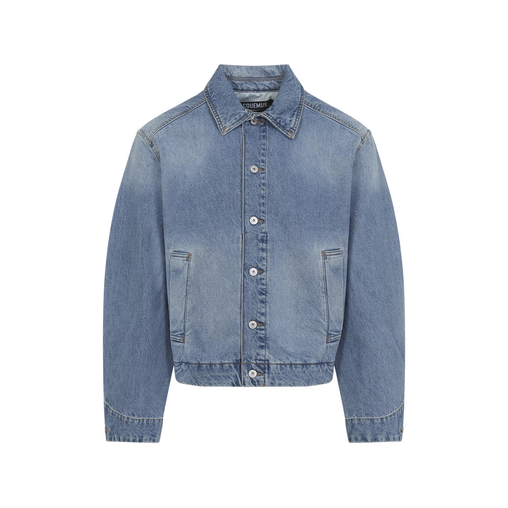 Jacquemus Blue Jackets - Denim Jackets Men JACQUEMUS