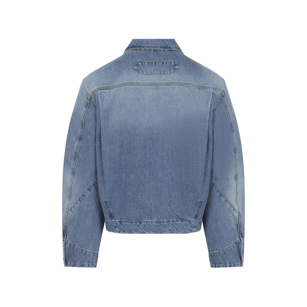 Jacquemus Blue Jackets - Denim Jackets Men JACQUEMUS