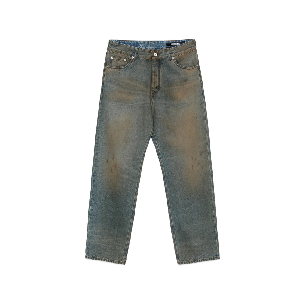 Jacquemus Blue Trousers - Regular & Straight-Leg Trousers Men JACQUEMUS