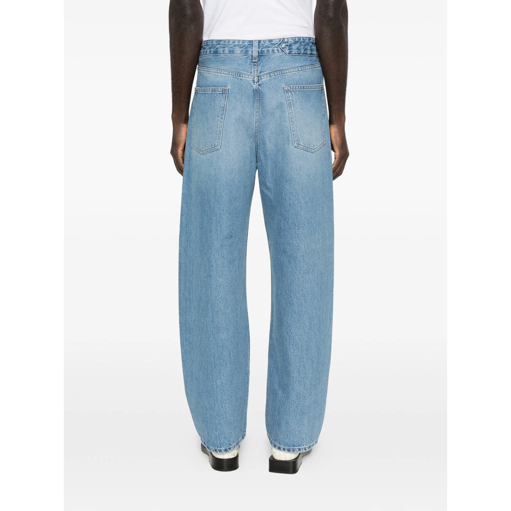 Jacquemus Blue Denim - Loose-Fit Jeans Men JACQUEMUS