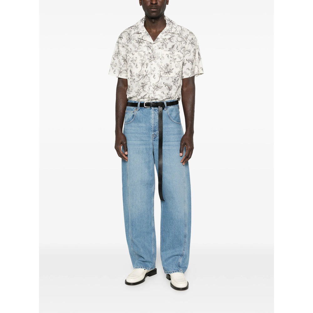Jacquemus Blue Denim - Loose-Fit Jeans Men JACQUEMUS