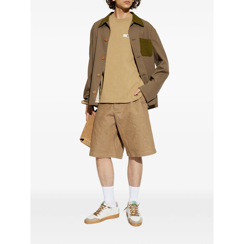 Jacquemus Brown Shorts - Denim Shorts Men JACQUEMUS