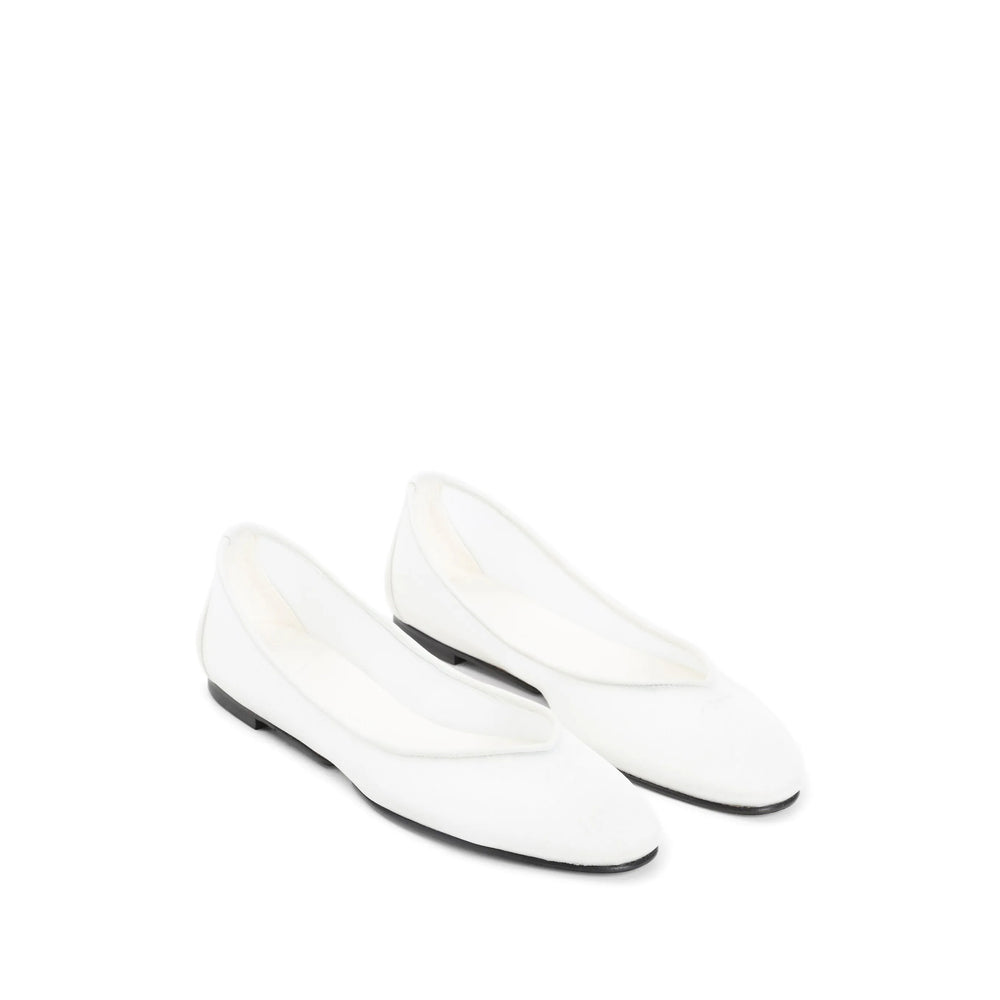 Jacquemus White Ballet Flats Women JACQUEMUS