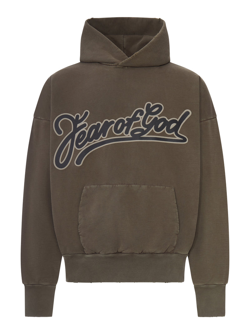Fear Of God Men Classic Cotton Hoodie With Front Pocket FEAR OF GOD