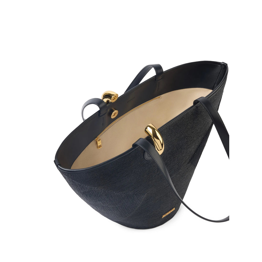 Jacquemus Black Tote Bags Women JACQUEMUS