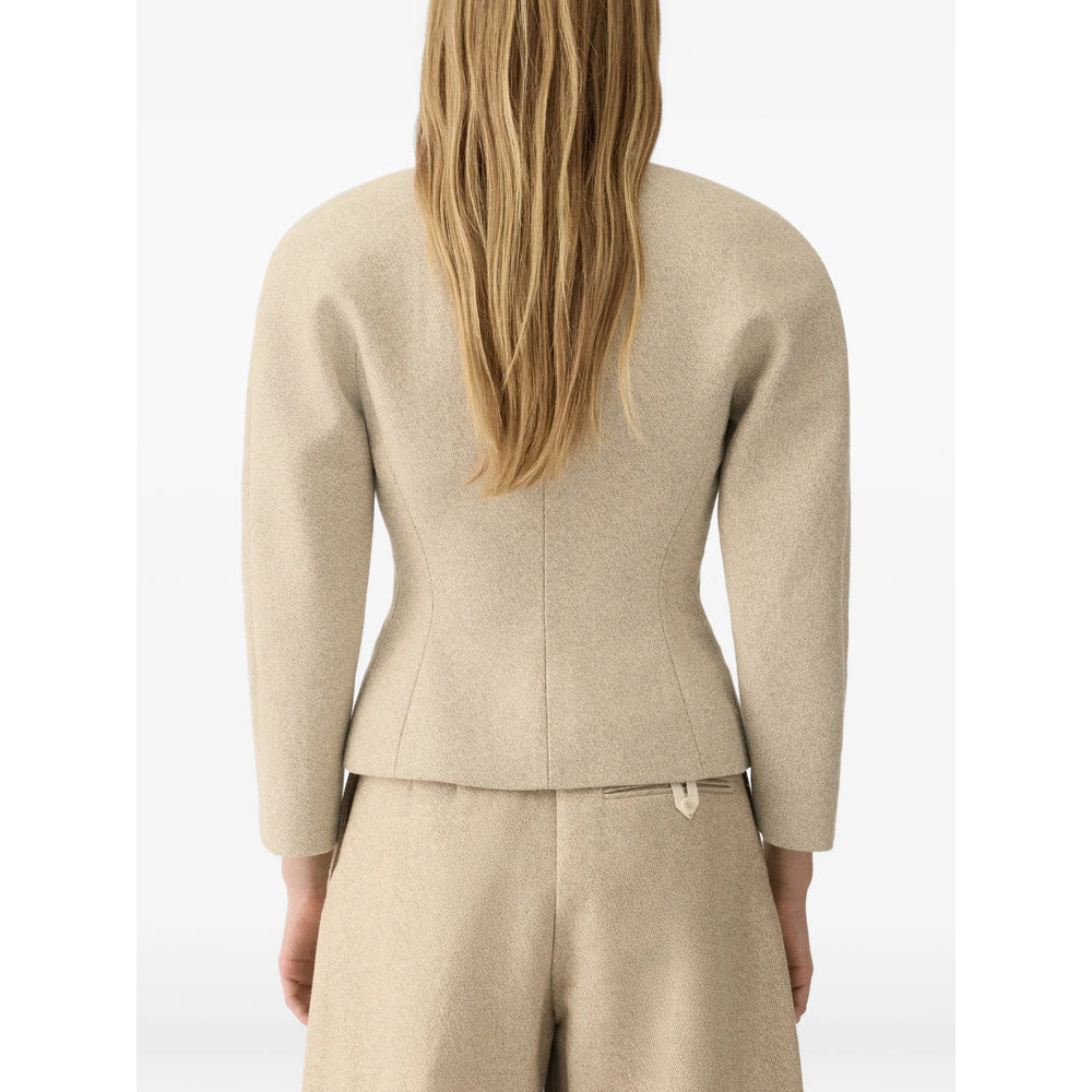 Jacquemus Neutrals Jackets - Cropped Jackets Women JACQUEMUS