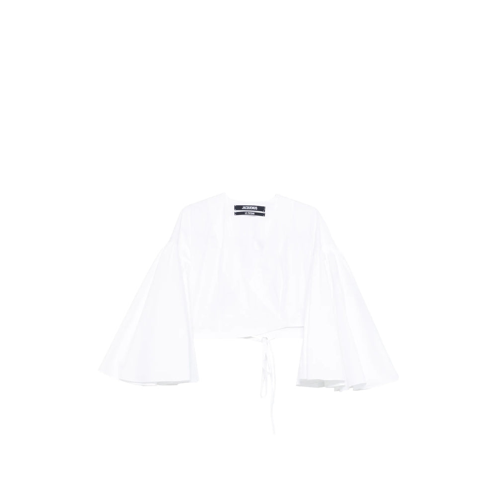 Jacquemus White Tops - Blouses Women JACQUEMUS