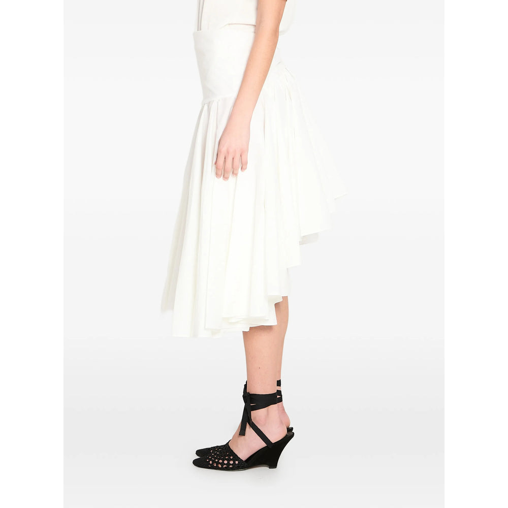 Jacquemus White Skirts - Asymmetric & Draped Skirts Women JACQUEMUS