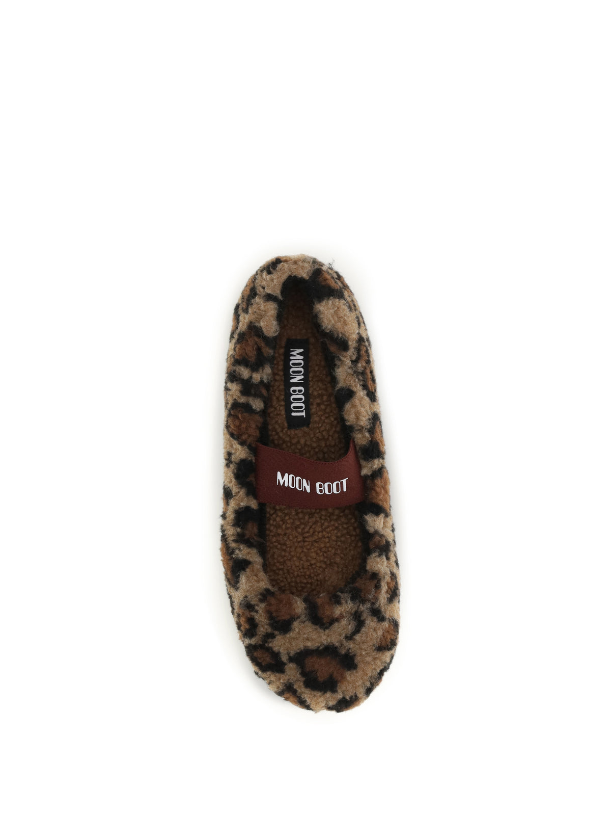 Moon Boot Women Leopard Teddy Ballerinas MOON BOOT