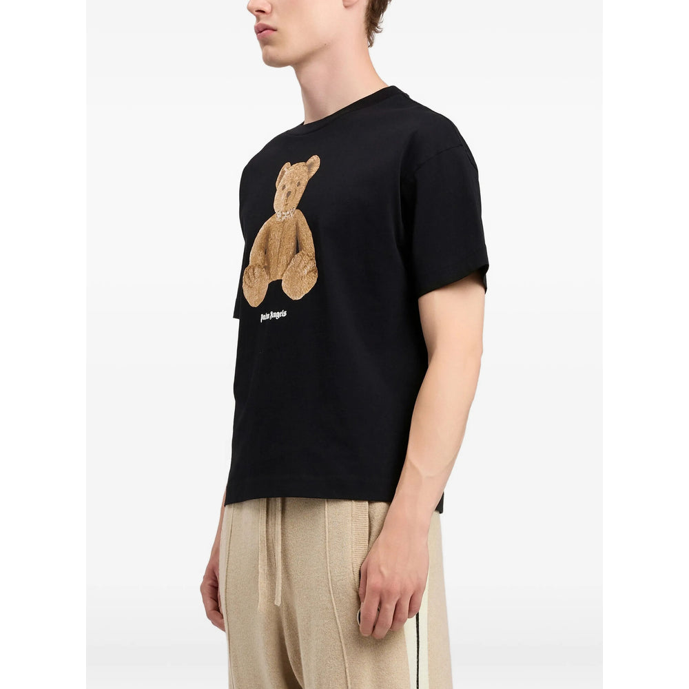 Palm Angels Black T-Shirts & Vests - T-Shirts Men PALM ANGELS