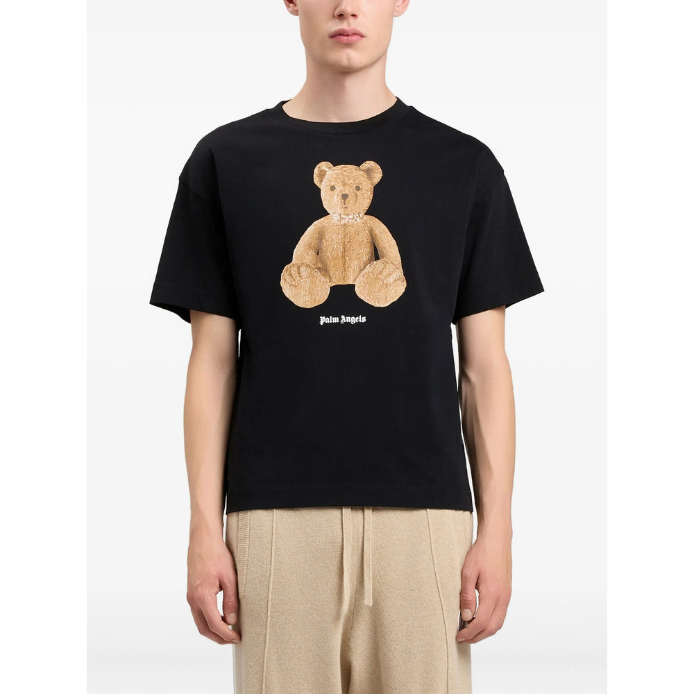 Palm Angels Black T-Shirts & Vests - T-Shirts Men PALM ANGELS