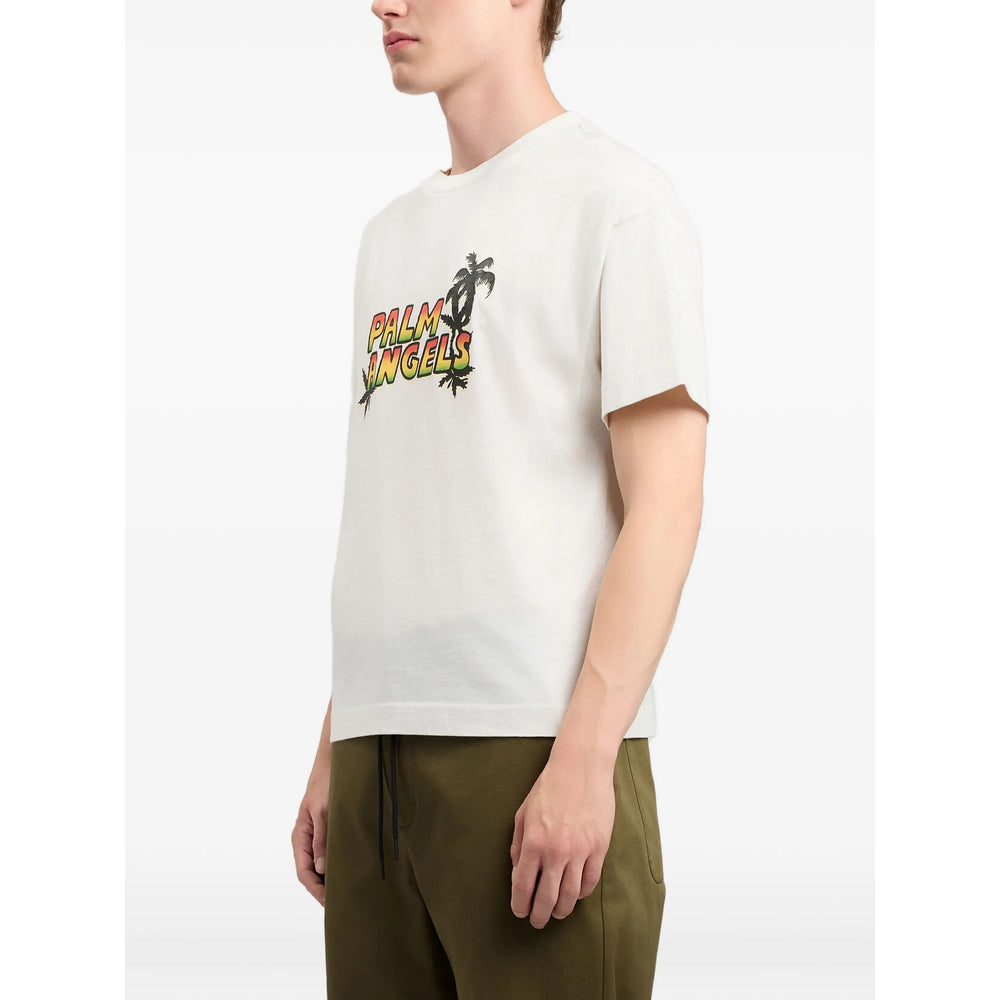 Palm Angels Neutrals T-Shirts & Vests - T-Shirts Men