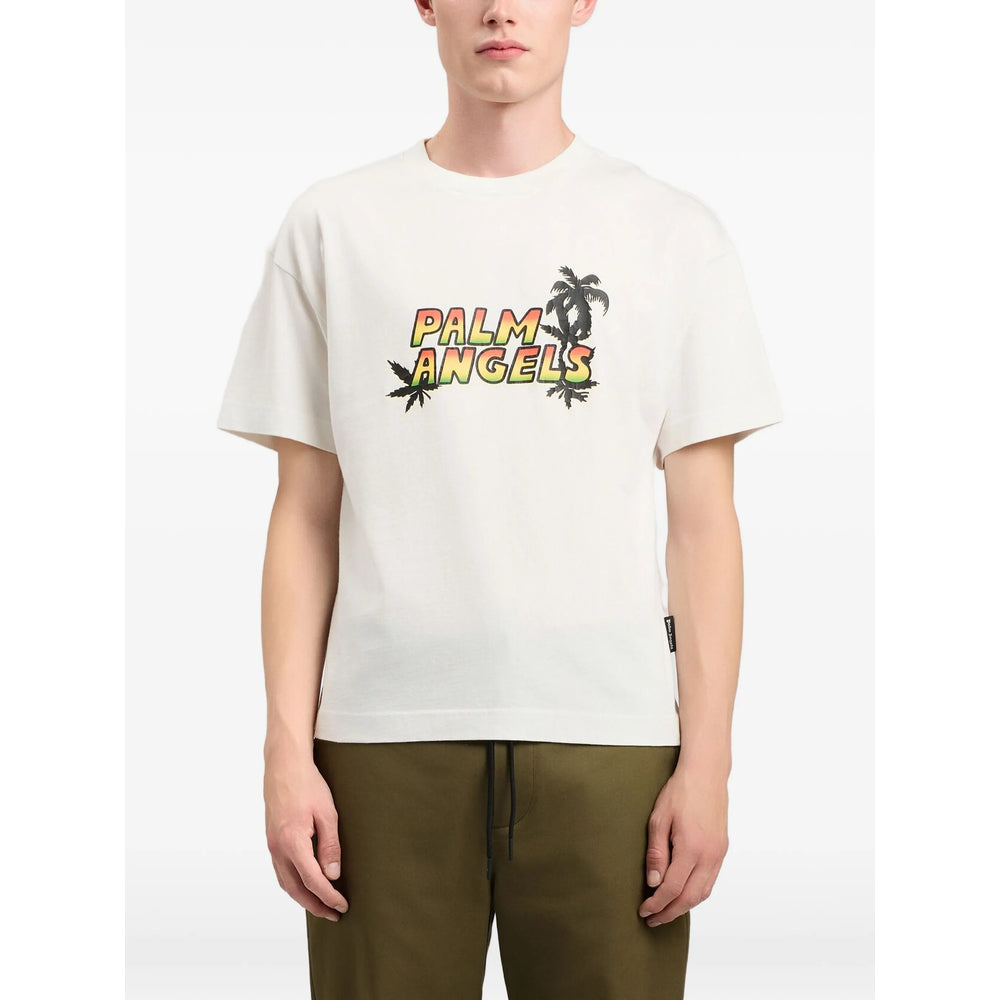 Palm Angels Neutrals T-Shirts & Vests - T-Shirts Men