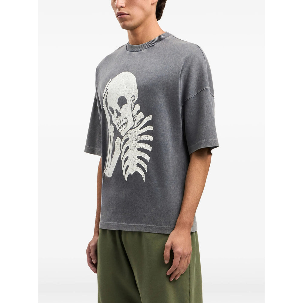 Palm Angels Grey Polo Shirts Men PALM ANGELS