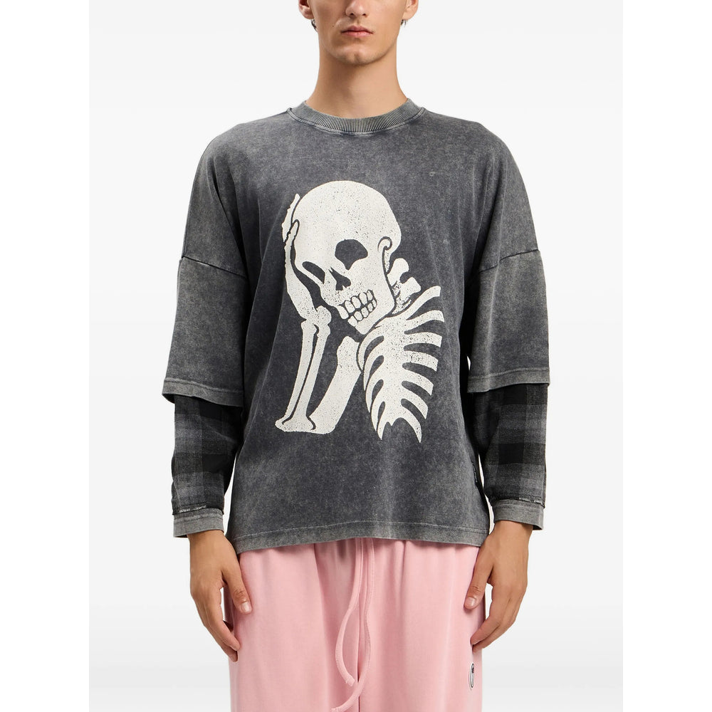 Palm Angels Grey Sweaters & Knitwear - Sweatshirts Men PALM ANGELS