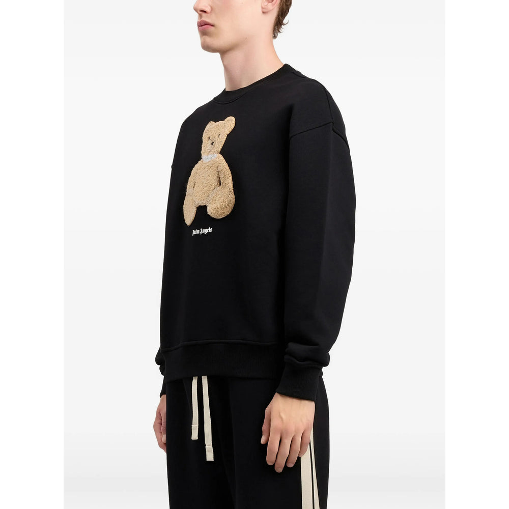 Palm Angels Black Sweaters & Knitwear - Sweatshirts Men PALM ANGELS
