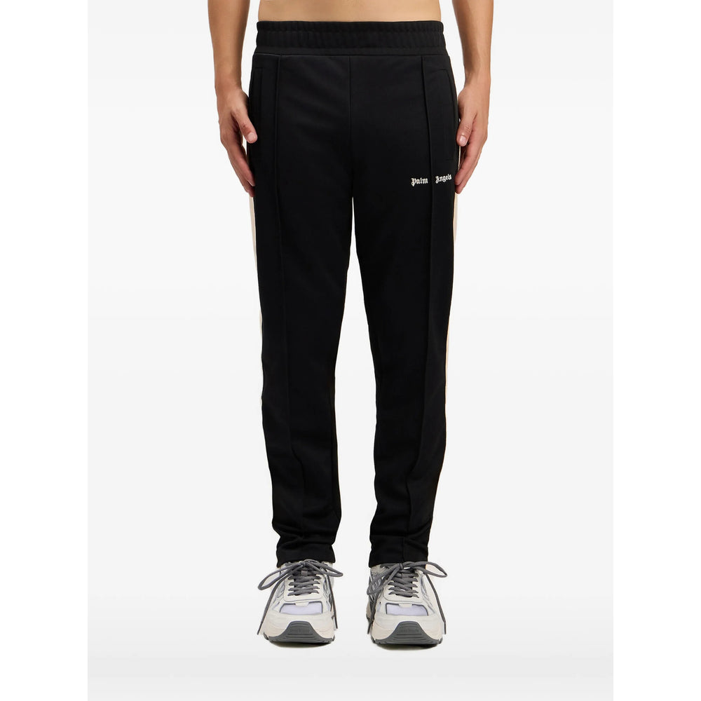 Palm Angels Black Trousers - Track Pants Men PALM ANGELS