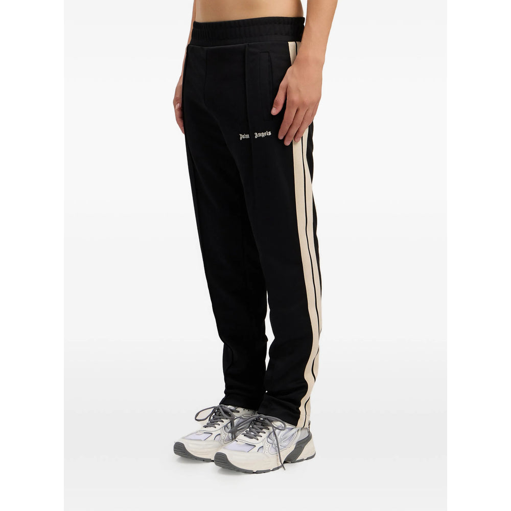 Palm Angels Black Trousers - Track Pants Men PALM ANGELS