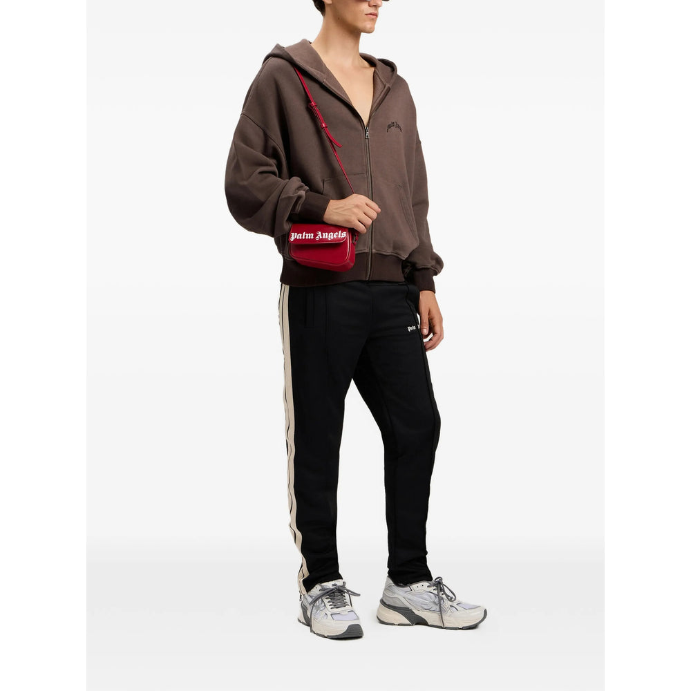 Palm Angels Black Trousers - Track Pants Men PALM ANGELS