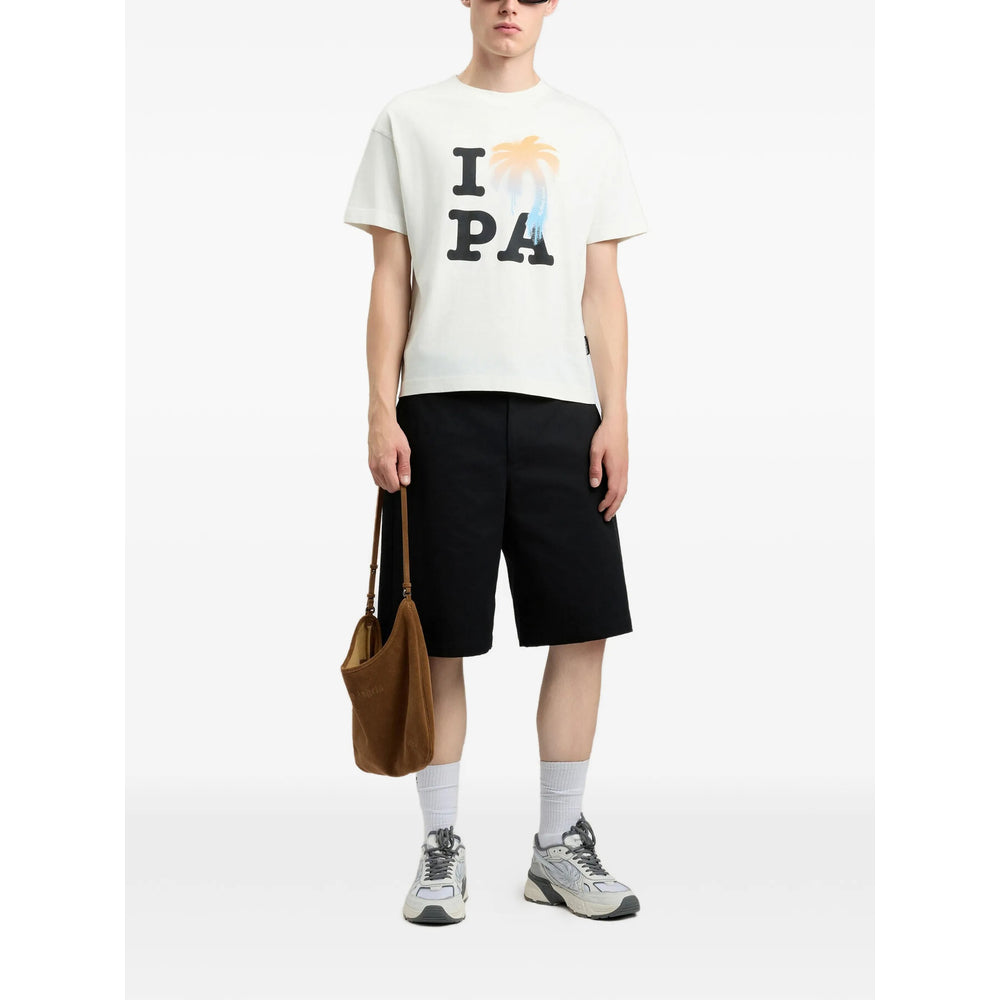Palm Angels Neutrals T-Shirts & Vests - T-Shirts Men PALM ANGELS