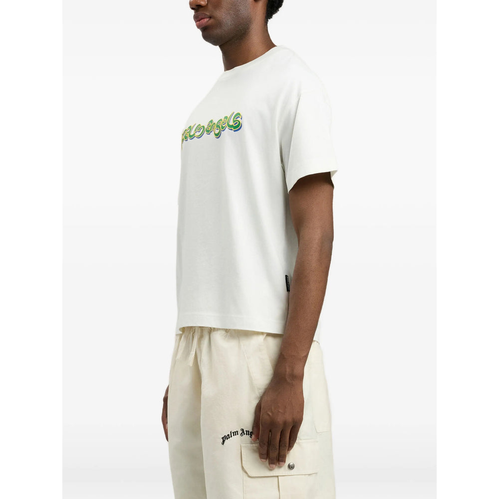 Palm Angels Neutrals T-Shirts & Vests - T-Shirts Men PALM ANGELS