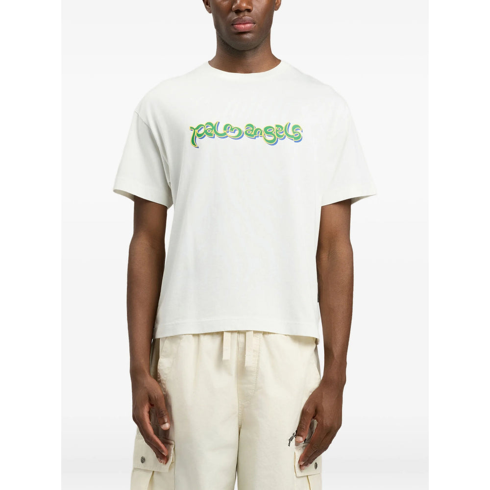Palm Angels Neutrals T-Shirts & Vests - T-Shirts Men PALM ANGELS