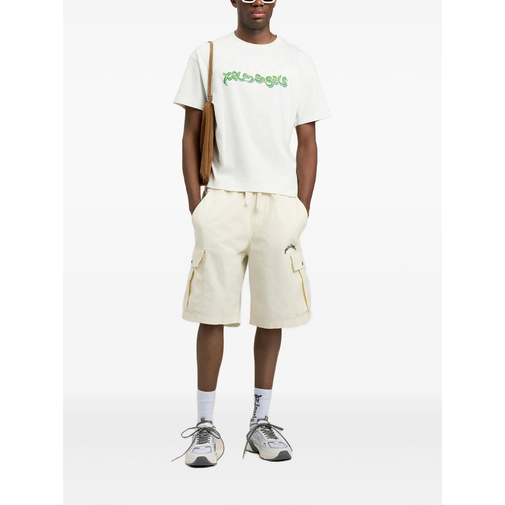 Palm Angels Neutrals T-Shirts & Vests - T-Shirts Men PALM ANGELS