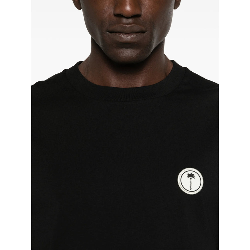 Palm Angels Black T-Shirts & Vests - T-Shirts Men PALM ANGELS