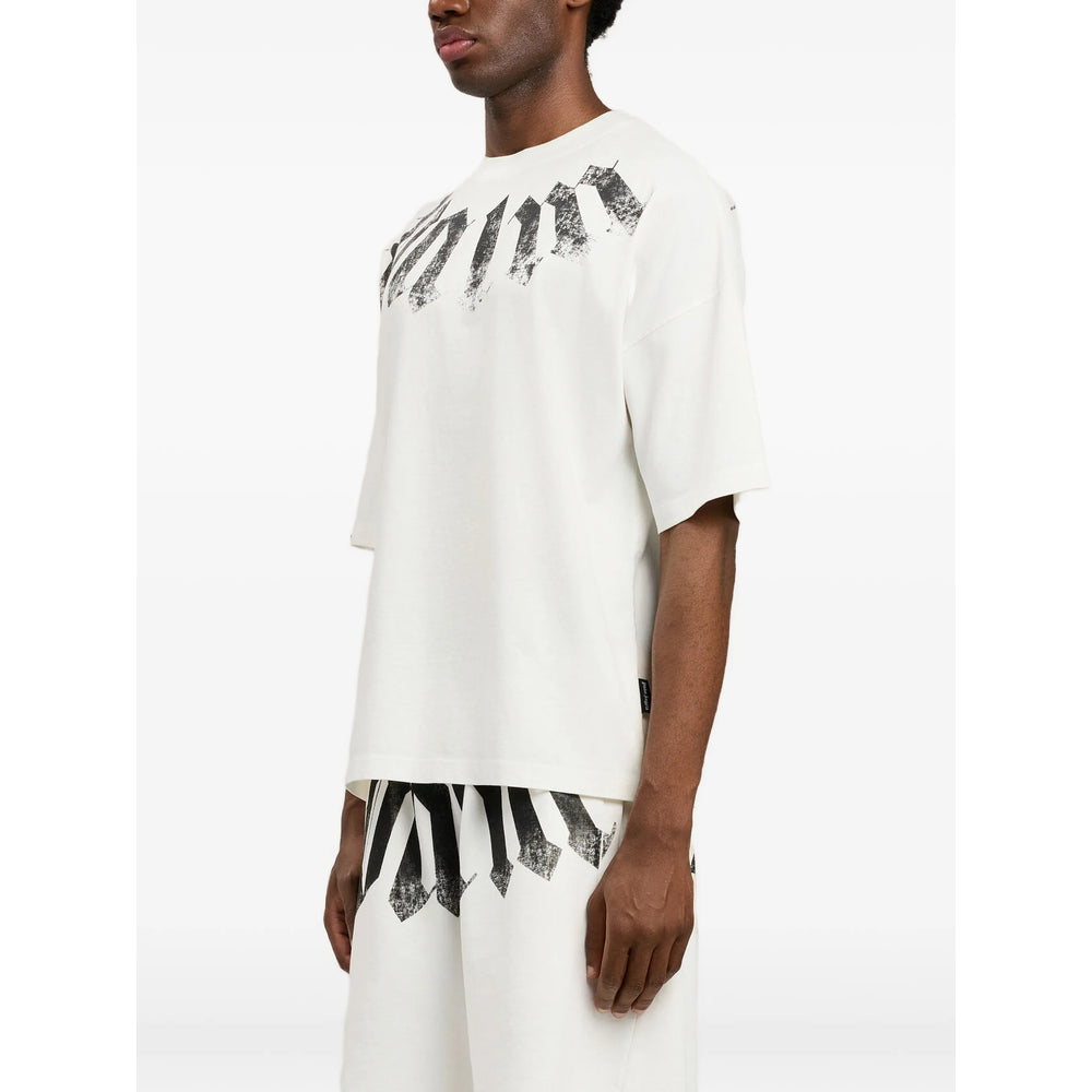 Palm Angels White T-Shirts & Vests - T-Shirts Men PALM ANGELS