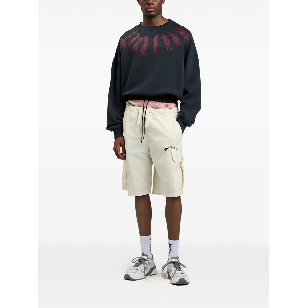 Palm Angels Black Sweaters & Knitwear - Sweatshirts Men PALM ANGELS