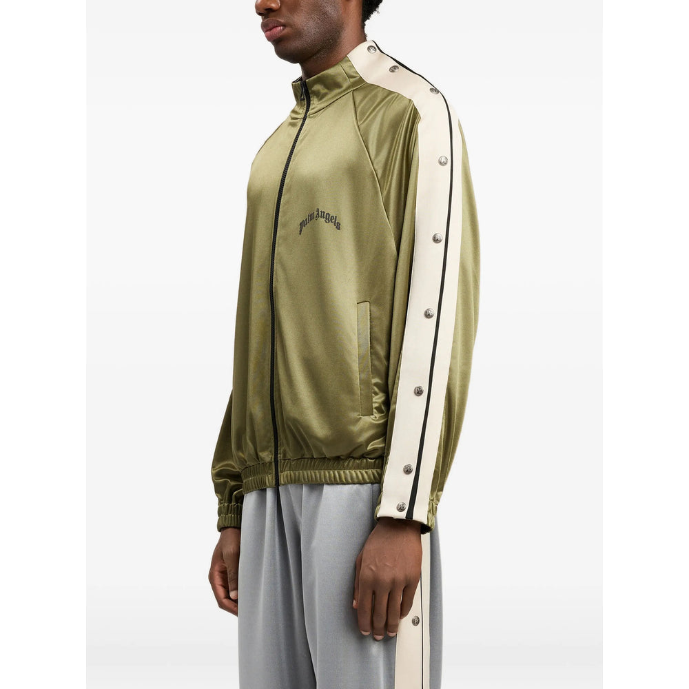 Palm Angels Green Sweaters & Knitwear - Sweatshirts Men PALM ANGELS