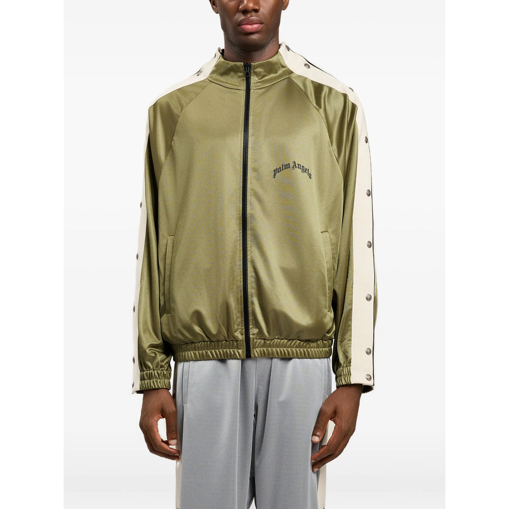 Palm Angels Green Sweaters & Knitwear - Sweatshirts Men PALM ANGELS