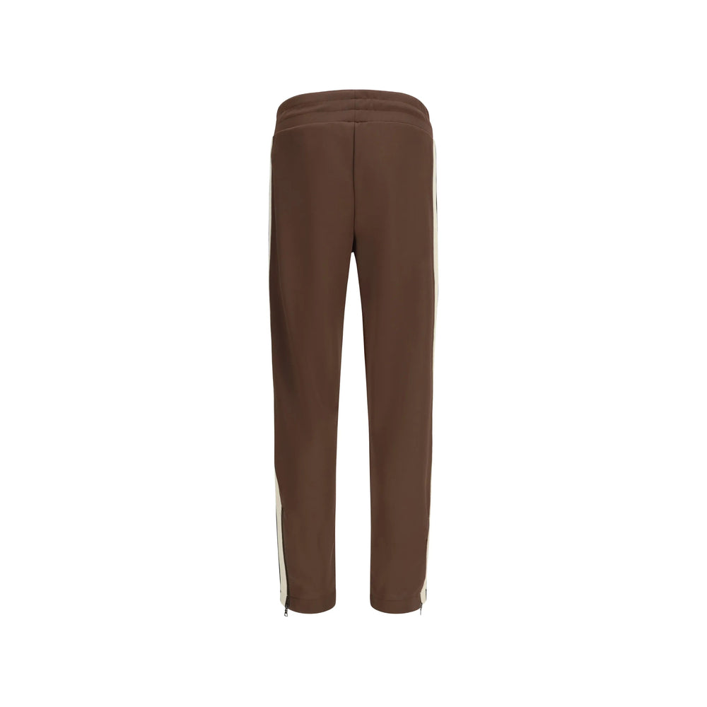 Palm Angels Brown Trousers - Track Pants Men PALM ANGELS