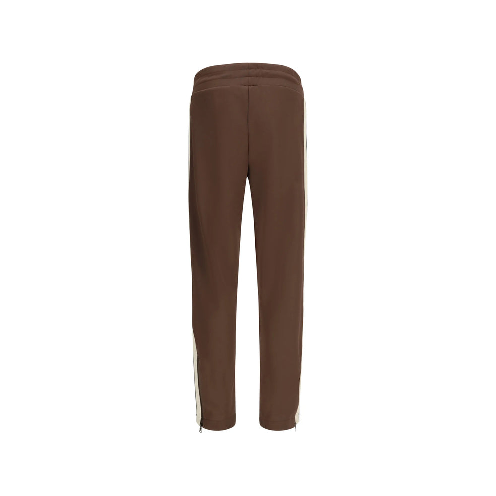 Palm Angels Brown Trousers - Track Pants Men PALM ANGELS