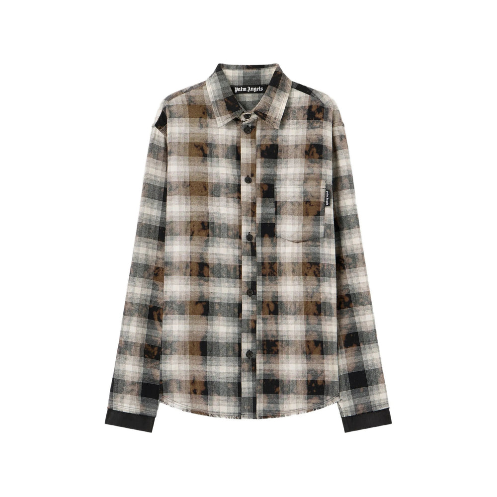 Palm Angels Brown Shirts Men
