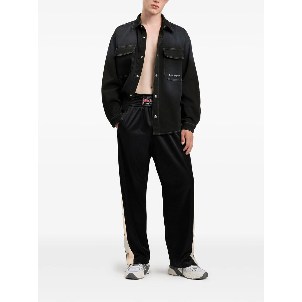 Palm Angels Black Shirts Men PALM ANGELS