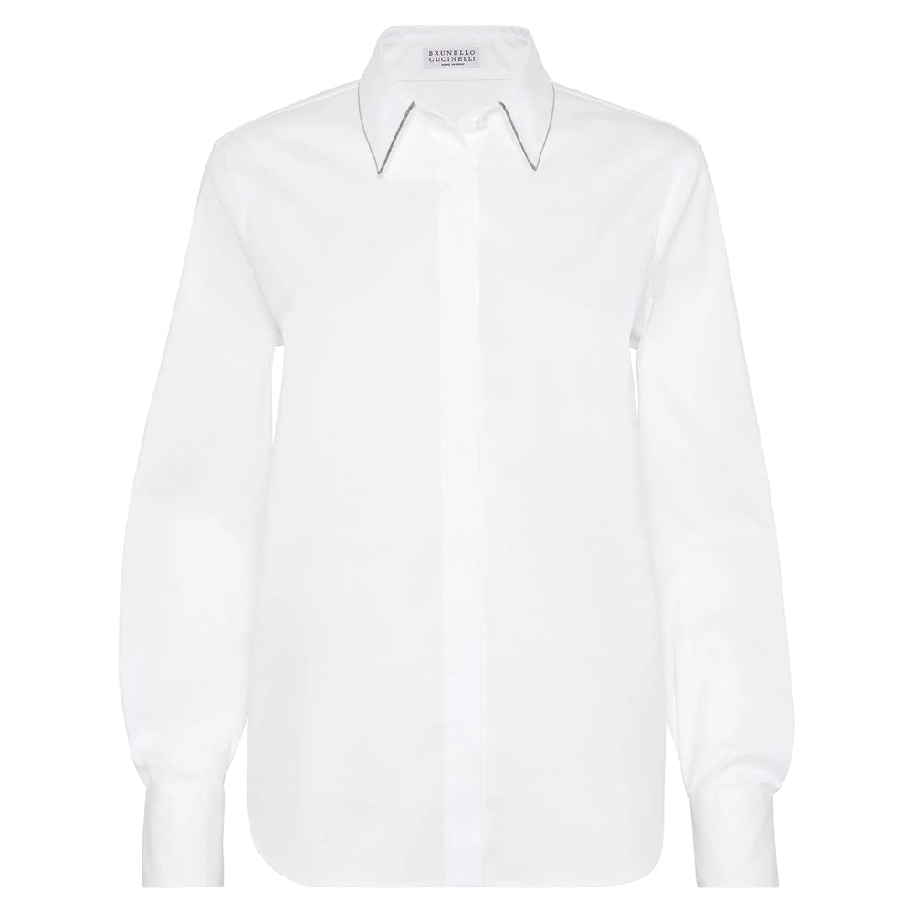 Brunello Cucinelli White Tops - Shirts Women BRUNELLO CUCINELLI
