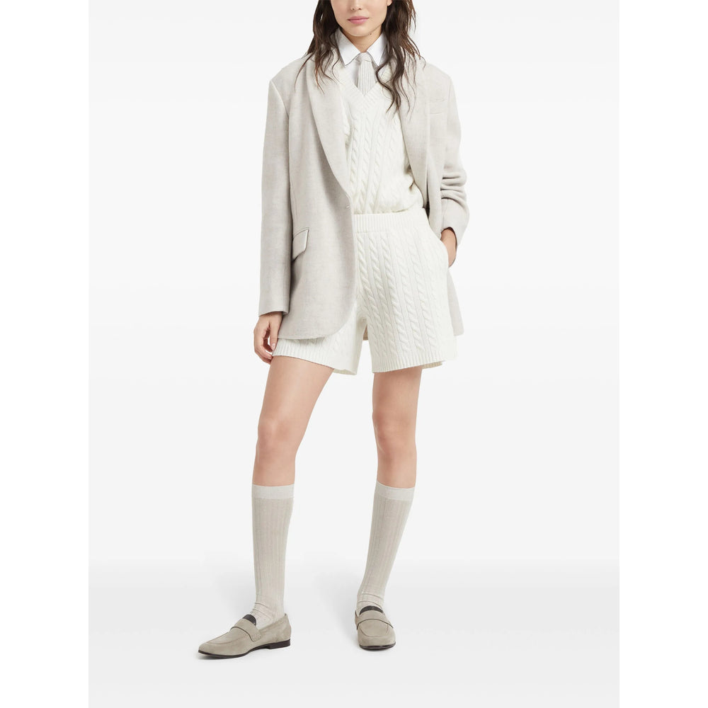 Brunello Cucinelli White Tops - Shirts Women BRUNELLO CUCINELLI