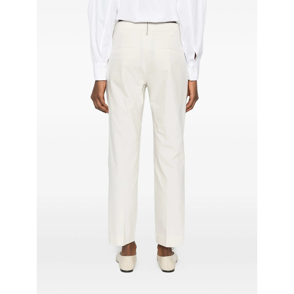 Brunello Cucinelli Neutrals Trousers - Straight Trousers Women BRUNELLO CUCINELLI