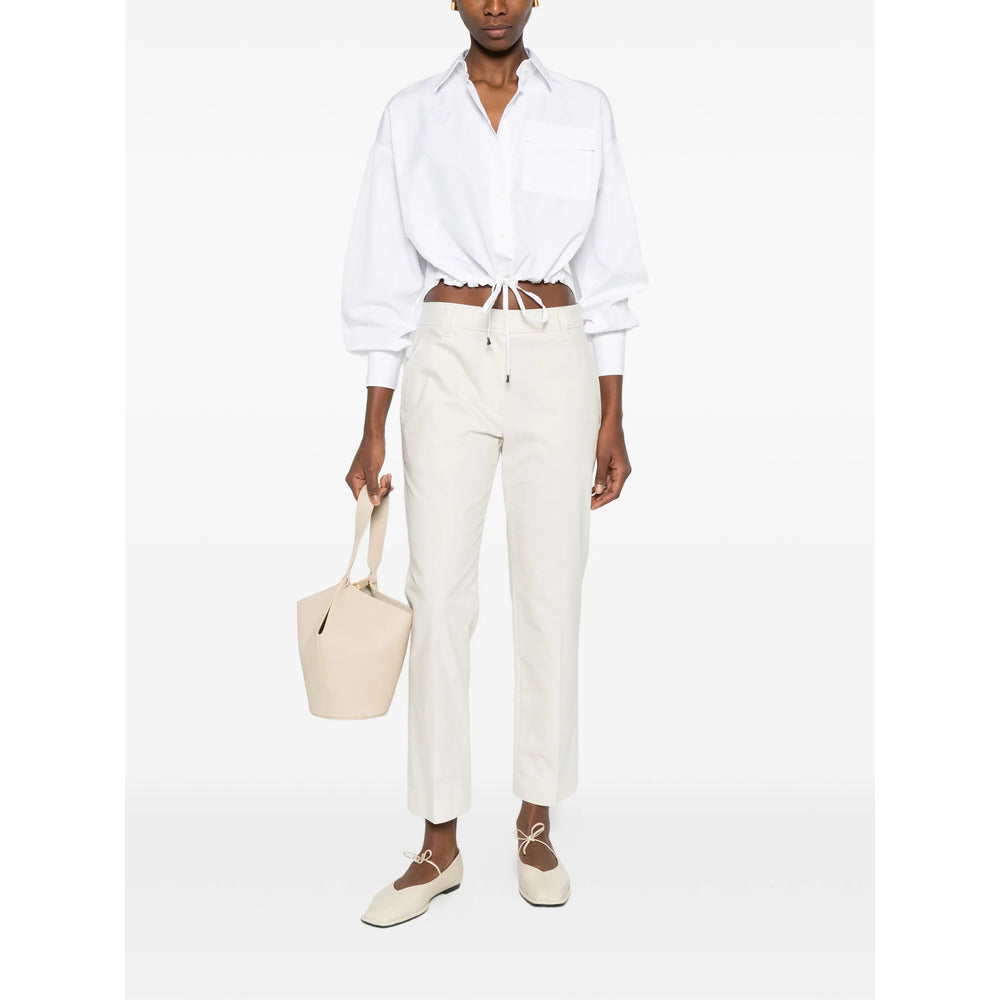 Brunello Cucinelli Neutrals Trousers - Straight Trousers Women BRUNELLO CUCINELLI