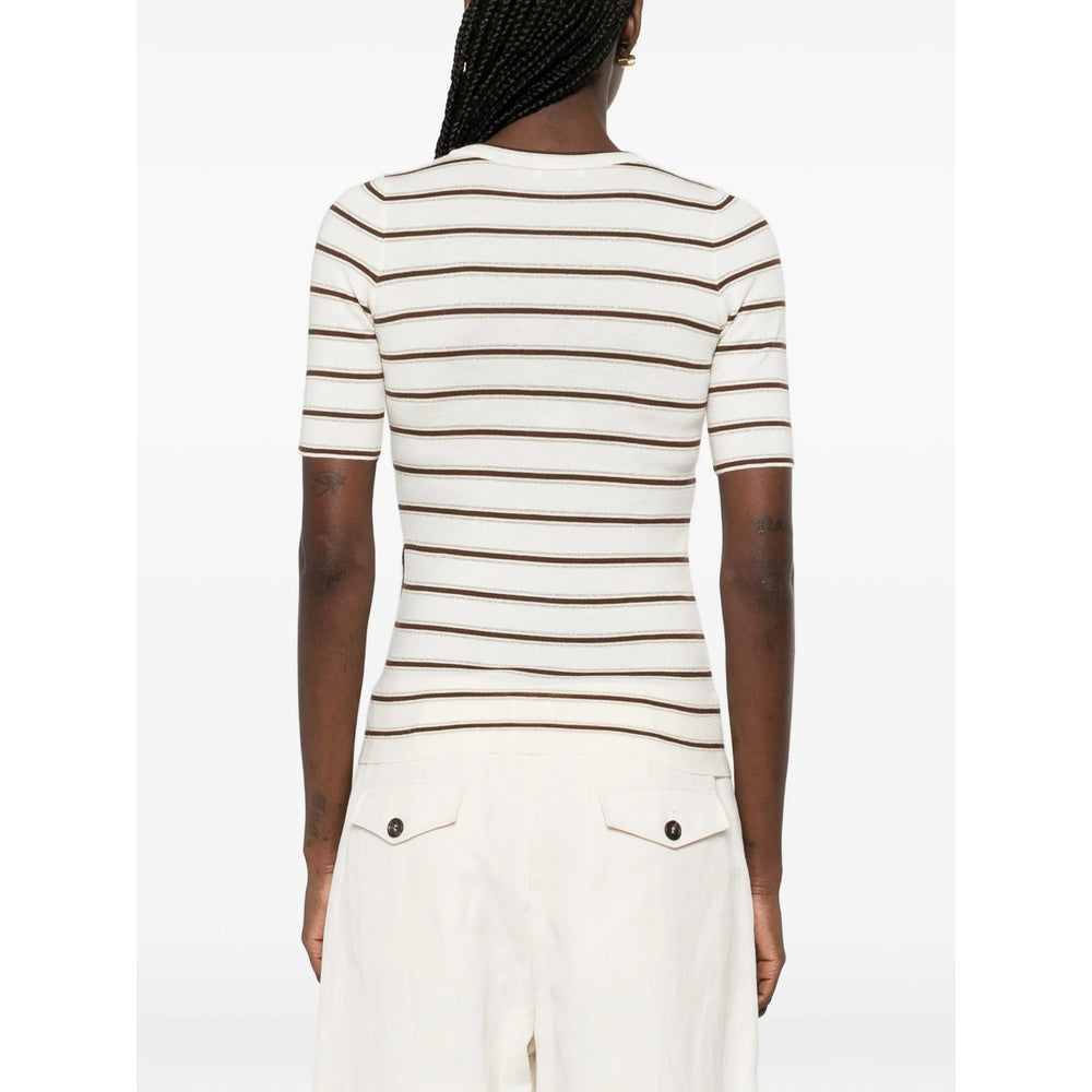 Brunello Cucinelli Neutrals Tops - T-Shirts & Jerseys Women BRUNELLO CUCINELLI