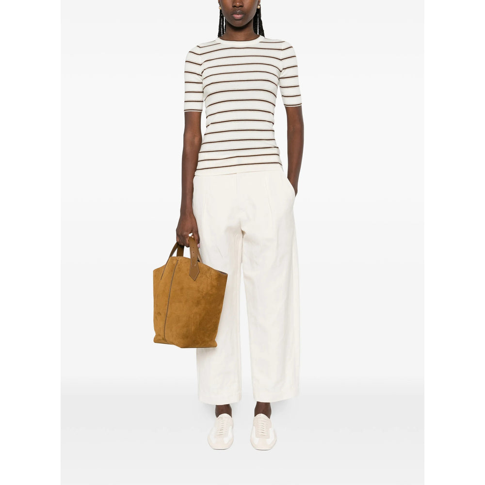 Brunello Cucinelli Neutrals Tops - T-Shirts & Jerseys Women BRUNELLO CUCINELLI