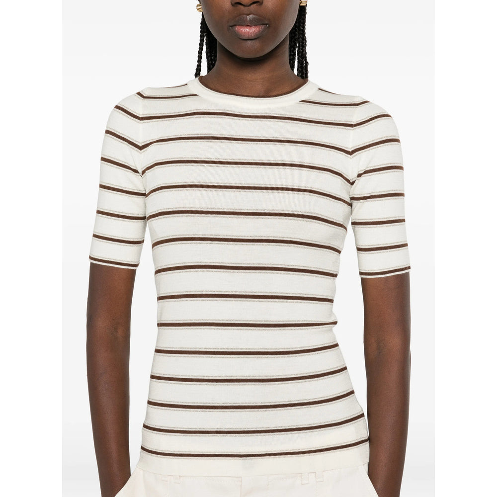 Brunello Cucinelli Neutrals Tops - T-Shirts & Jerseys Women BRUNELLO CUCINELLI