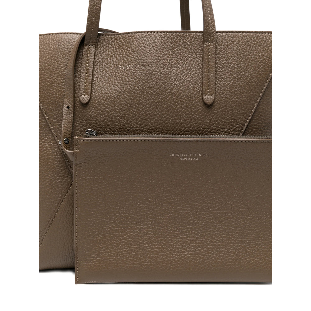 Brunello Cucinelli Brown Shoulder Bags Women BRUNELLO CUCINELLI