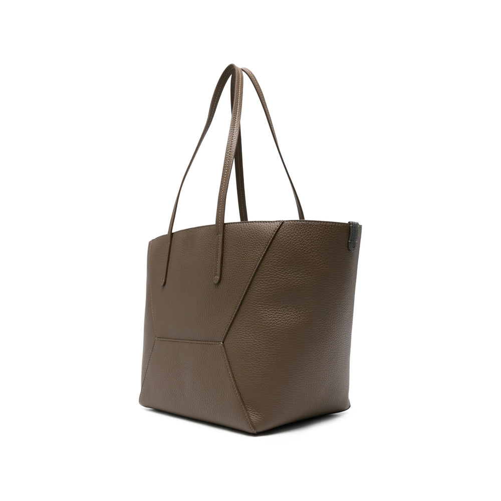 Brunello Cucinelli Brown Shoulder Bags Women BRUNELLO CUCINELLI