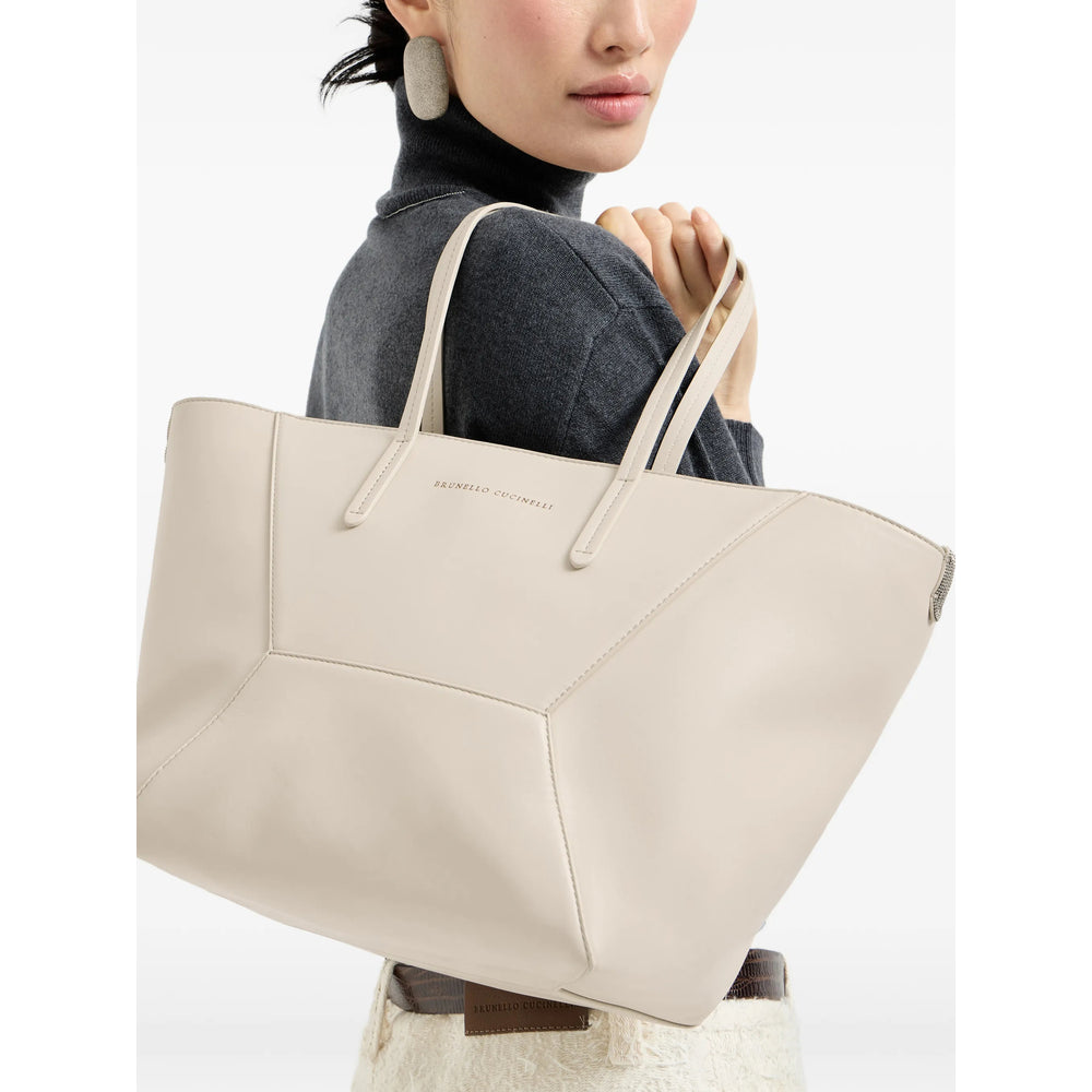 Brunello Cucinelli Neutrals Tote Bags Women BRUNELLO CUCINELLI