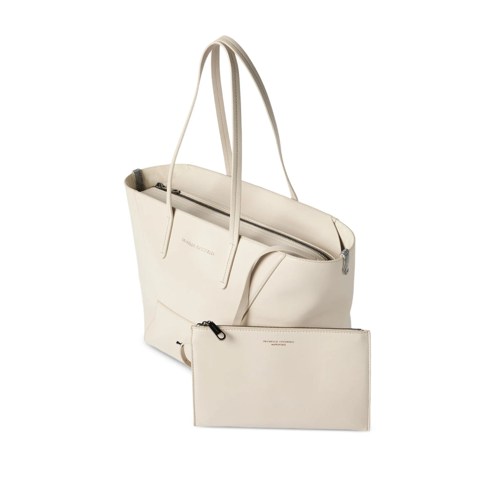 Brunello Cucinelli Neutrals Tote Bags Women BRUNELLO CUCINELLI