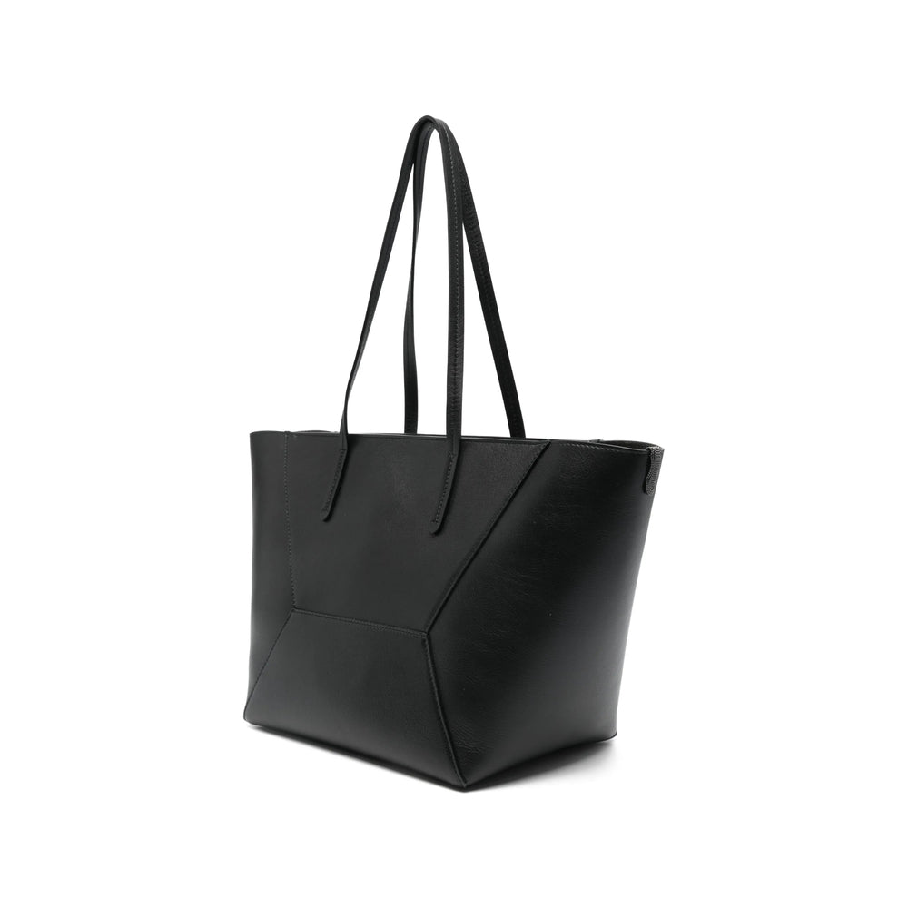 Brunello Cucinelli Black Tote Bags Women BRUNELLO CUCINELLI