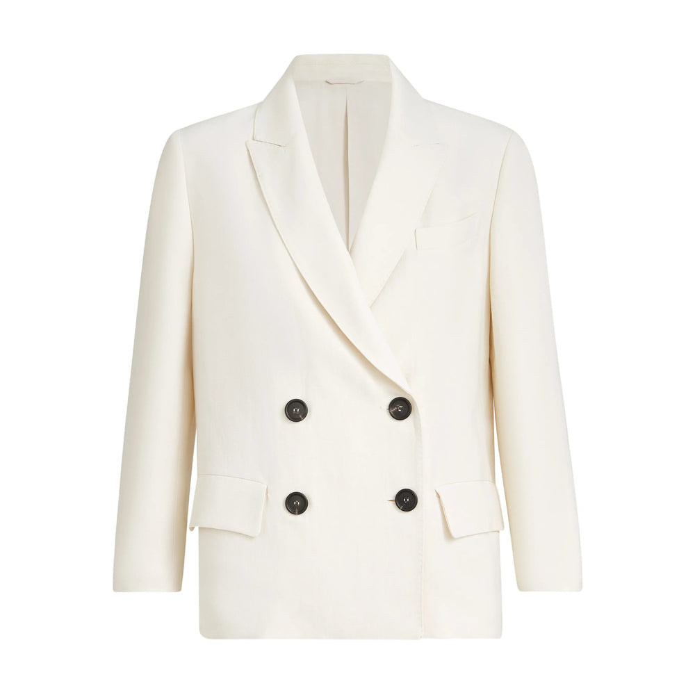 Brunello Cucinelli Neutrals Jackets - Blazers Women BRUNELLO CUCINELLI